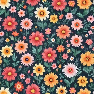 pixel flowers