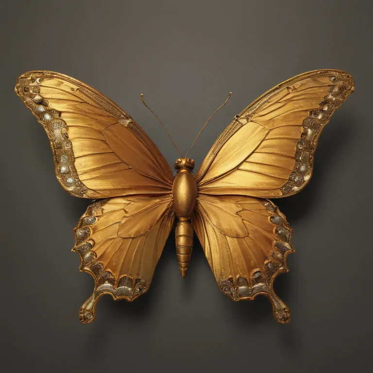 golden butterfly png