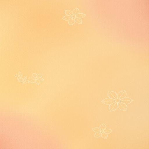 Create a soft, textured background with a gradient of warm yellow and pink hues, incorporating delicate, lightly embossed floral patterns, captured with a DSLR camera, 50mm lens, f/2.8 aperture, ISO 100, natural light, top-down view.