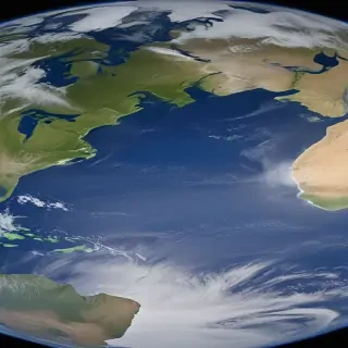 earth from space
