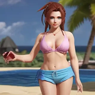 aerith gainsborough bikini