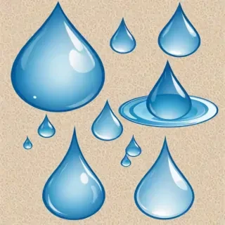 water drops clip art