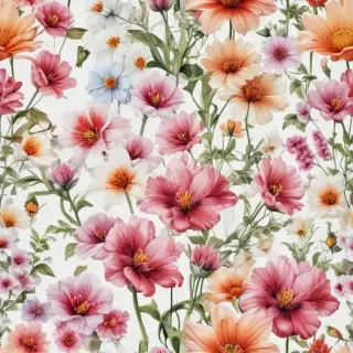 flower on white background