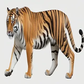 transparent tiger