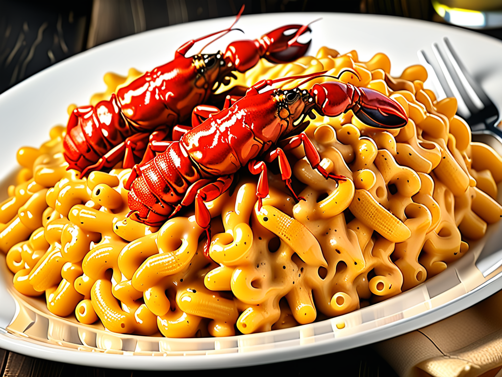 mac and cheese with crawfish