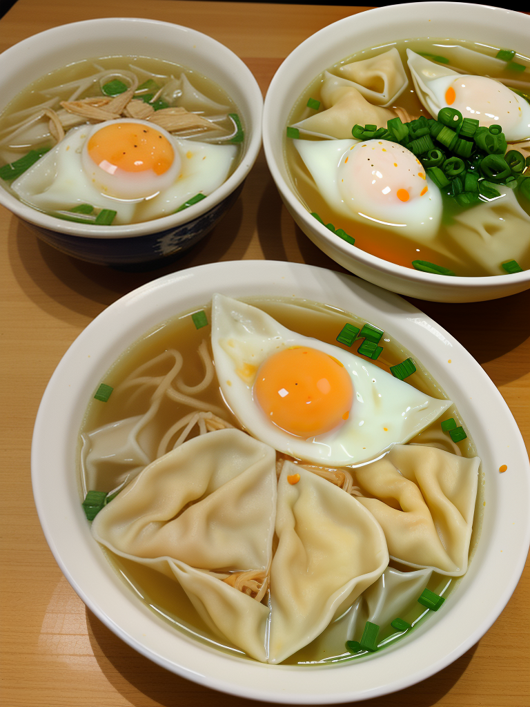 wonton and egg drop soup