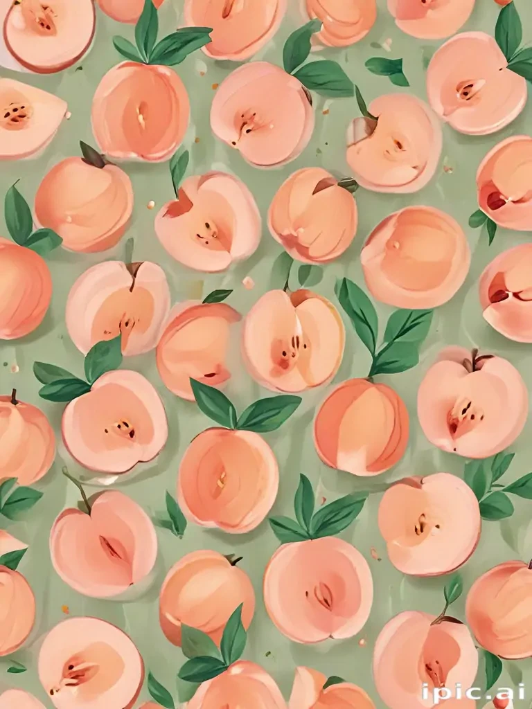 cute peach background