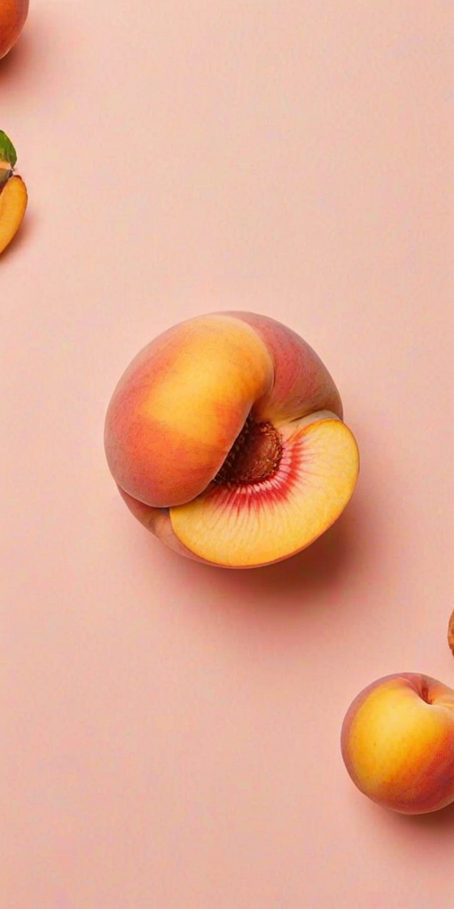 peach background aesthetic
