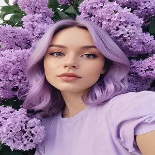 lilac aesthetic