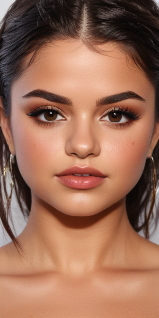 selena gomez brows