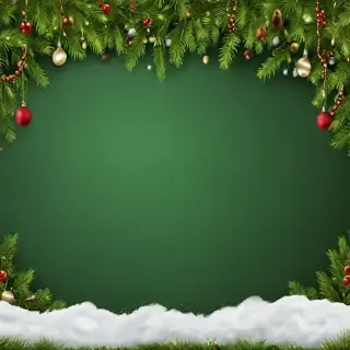 green christmas bg