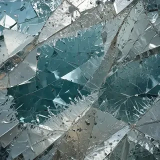 broken glass texture