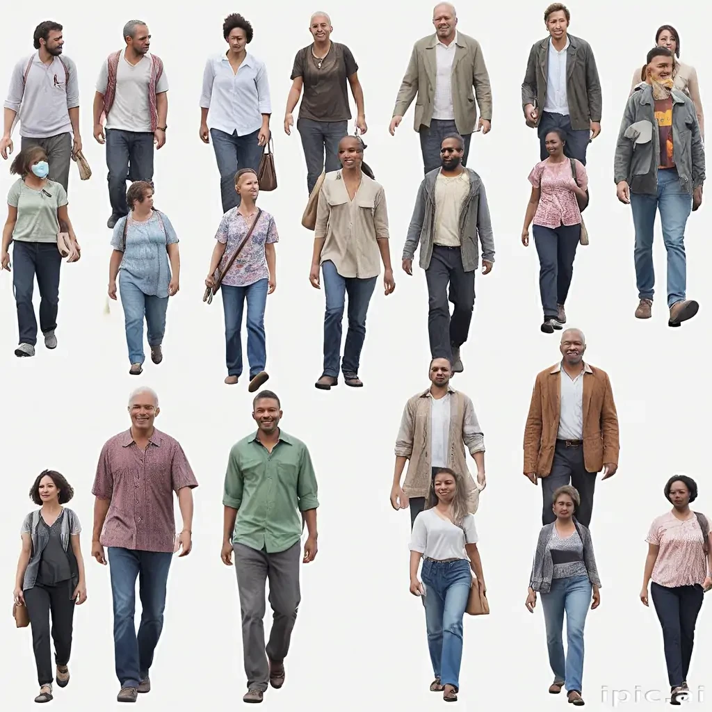 people walk png