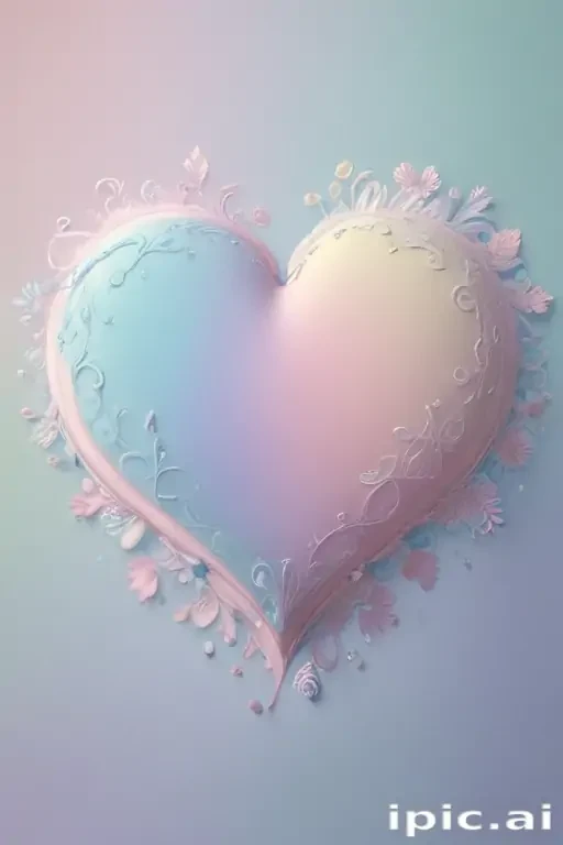 pastel heart wallpaper
