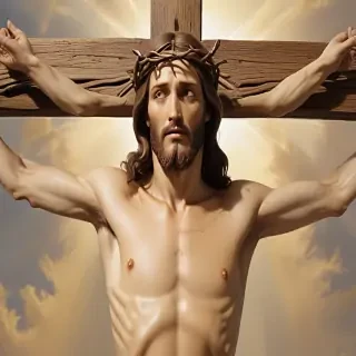 picture of jesus on cross