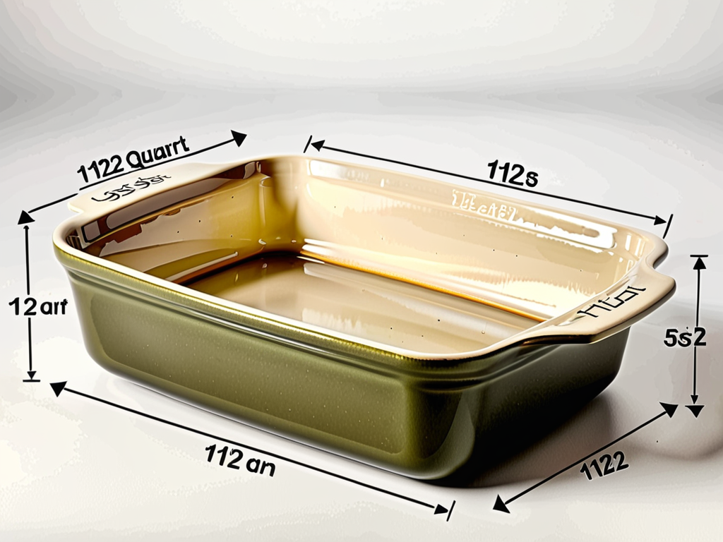 measurements of 1 1 2 quart casserole dish