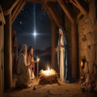 free nativity scene background images