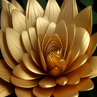 gold flower