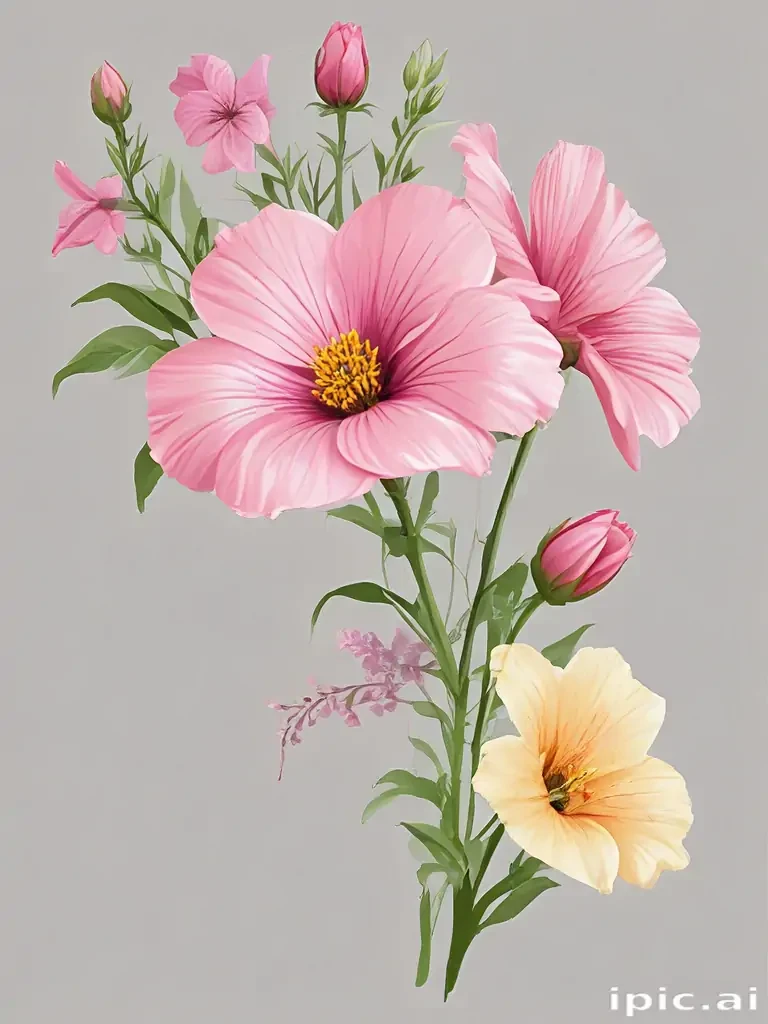 clipart transparent background flowers