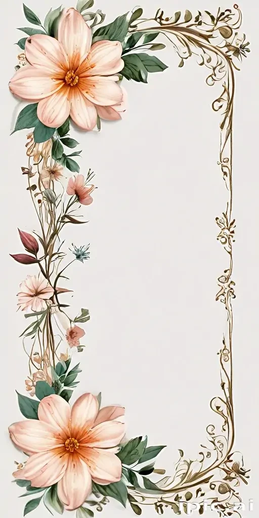 png border flower