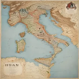 map of italy