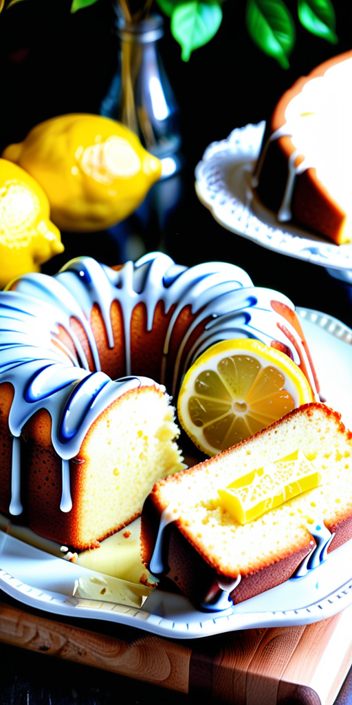 lemon cream cheese pound cake recipe
