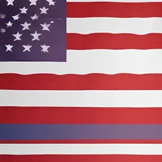 transparent american flag clipart