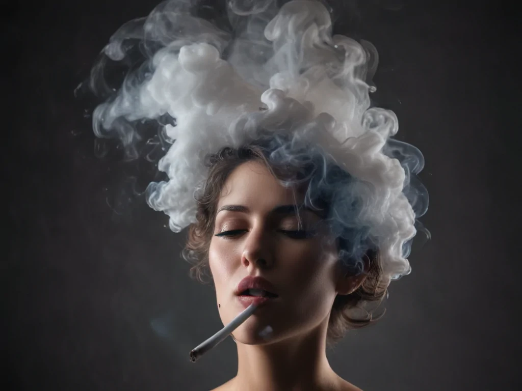 smoking transparent background