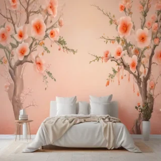 peach aesthetic wallpaper