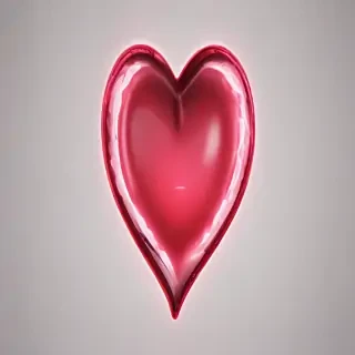 glow heart png