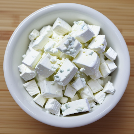 calories in 1/4 cup feta cheese