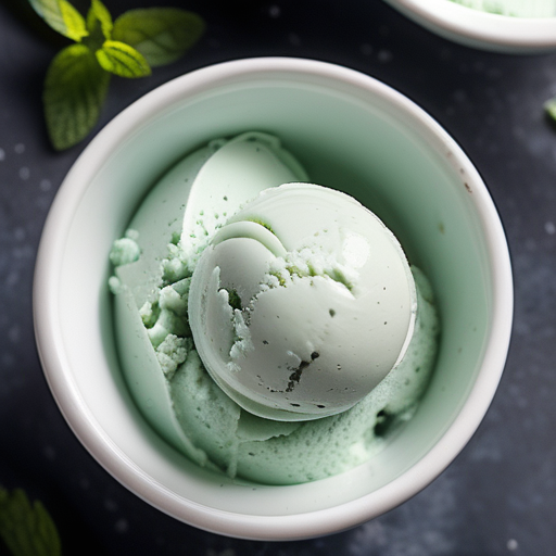 mint ice cream without chocolate chips