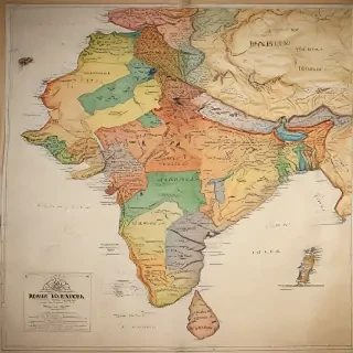 map of india