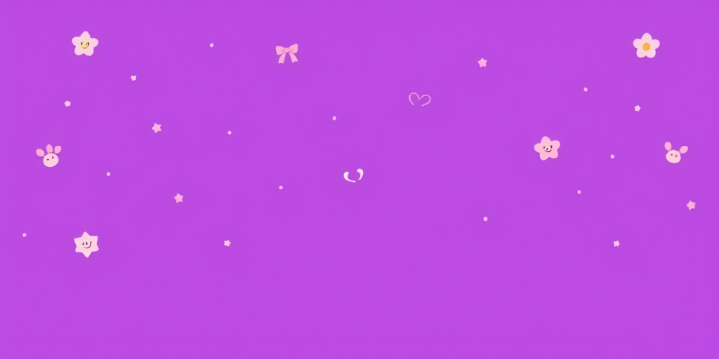 kawaii cute purple wallpaper