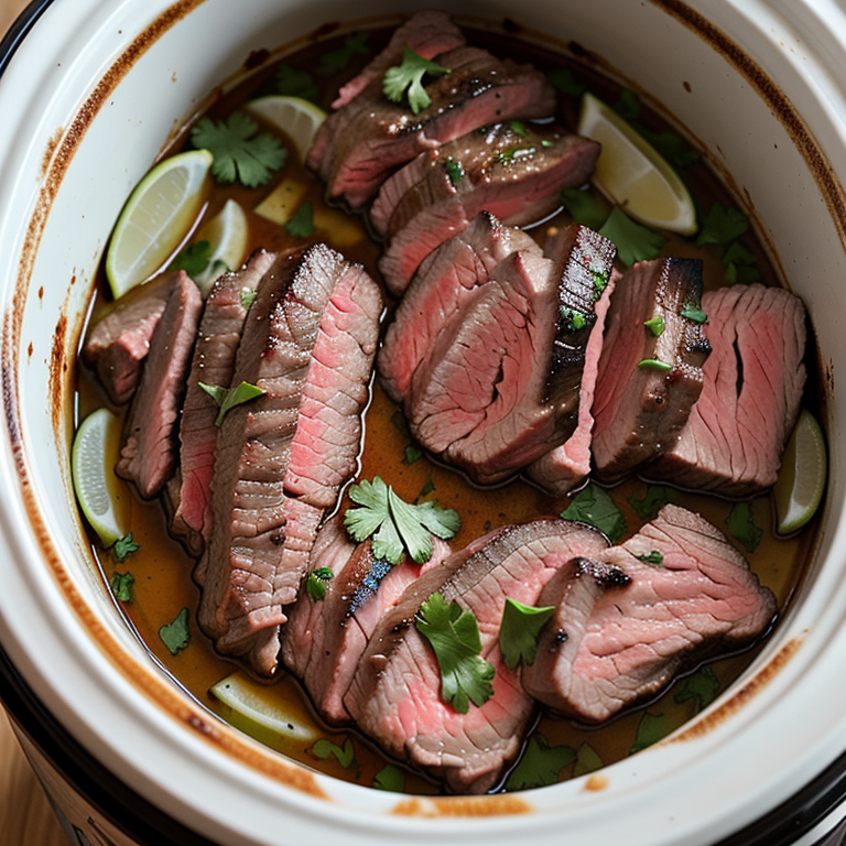 recipes for skirt steak in crock pot