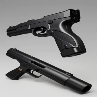 gun with no background