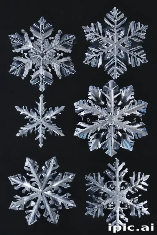 png snowflakes