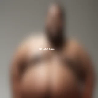 black fat person