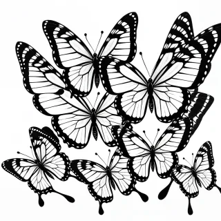 butterfly drawing picture