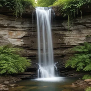 water fall wall paper