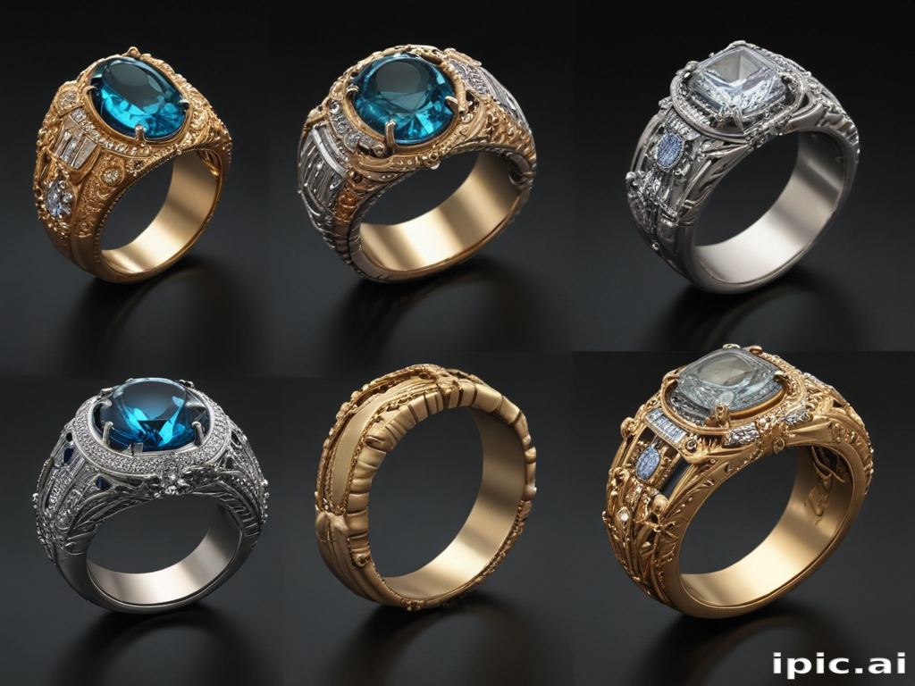 Exquisite Collection of Intricately Designed Rings Featuring Stunning ...