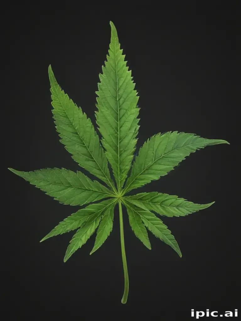 marijuana leaf transparent background