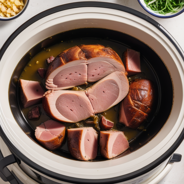 ham hock in a slow cooker