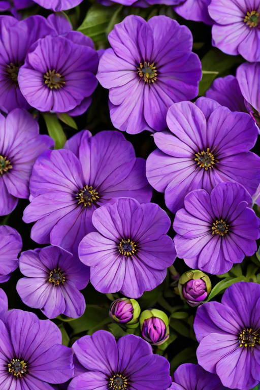 purple flowers background