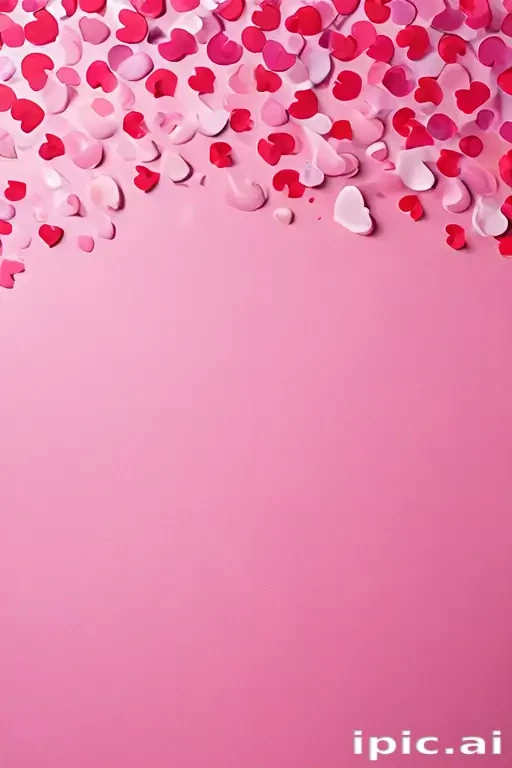 pink heart background