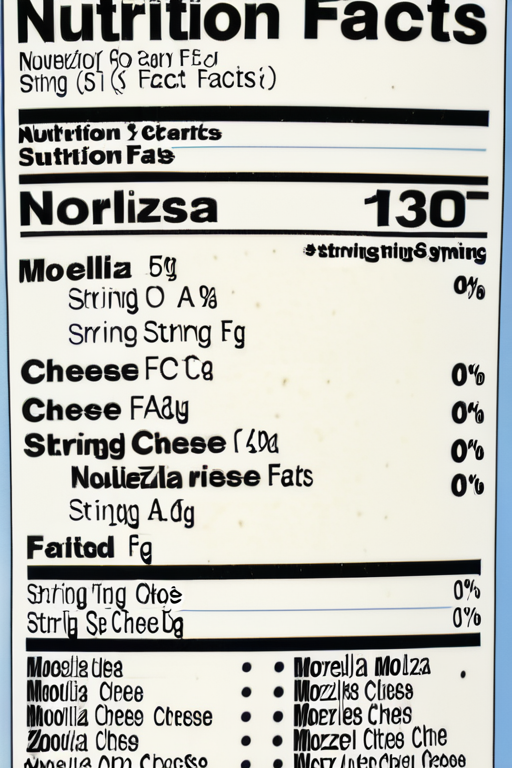 mozzarella string cheese nutrition facts