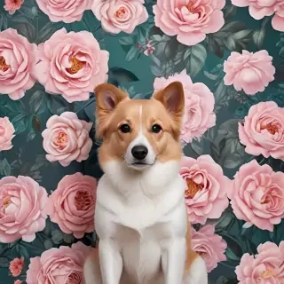 aesthetic dog wallpaper