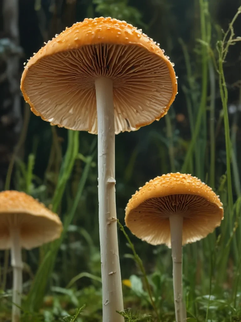 thin stemmed mushroom