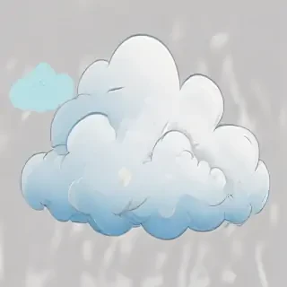 cartoon cloud drawing