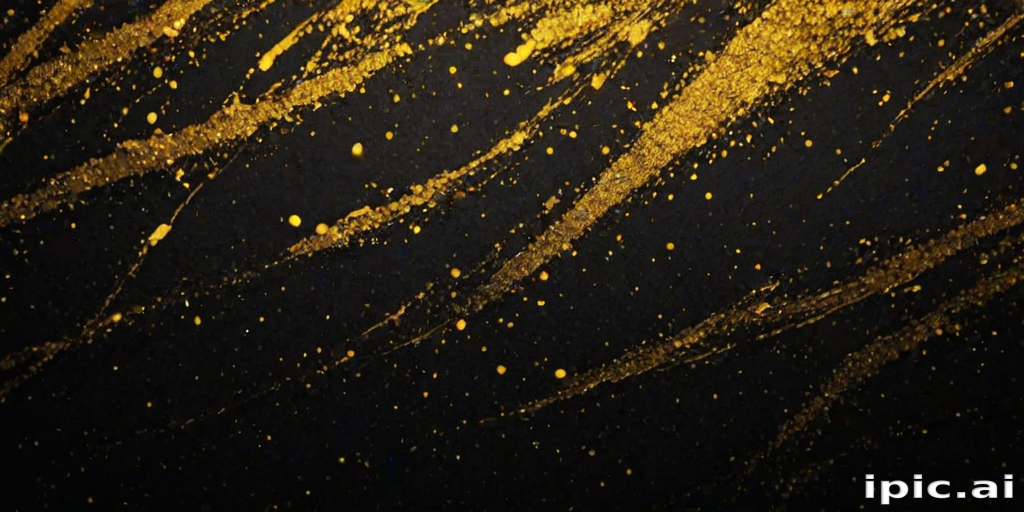 gold black background
